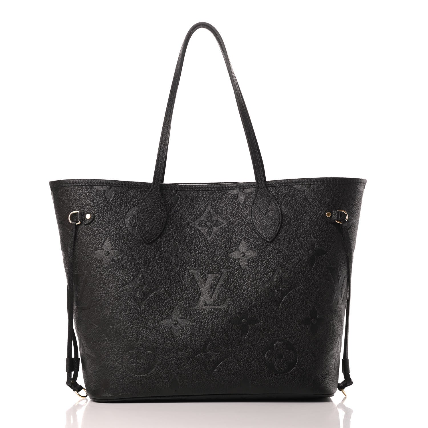 Louis Vuitton Empreinte Monogram Giant Neverfull MM Black 3 of 12