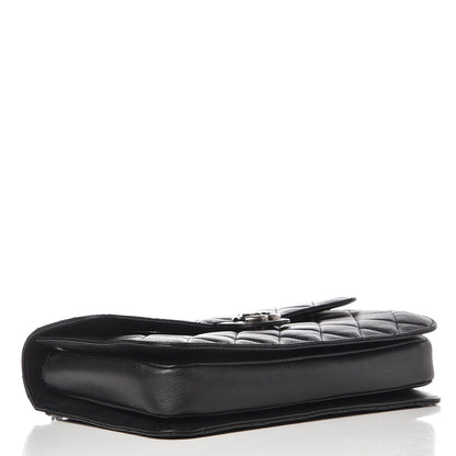 Chanel Goatskin Quilted Large Perfect Edge Flap Black 4 of 8