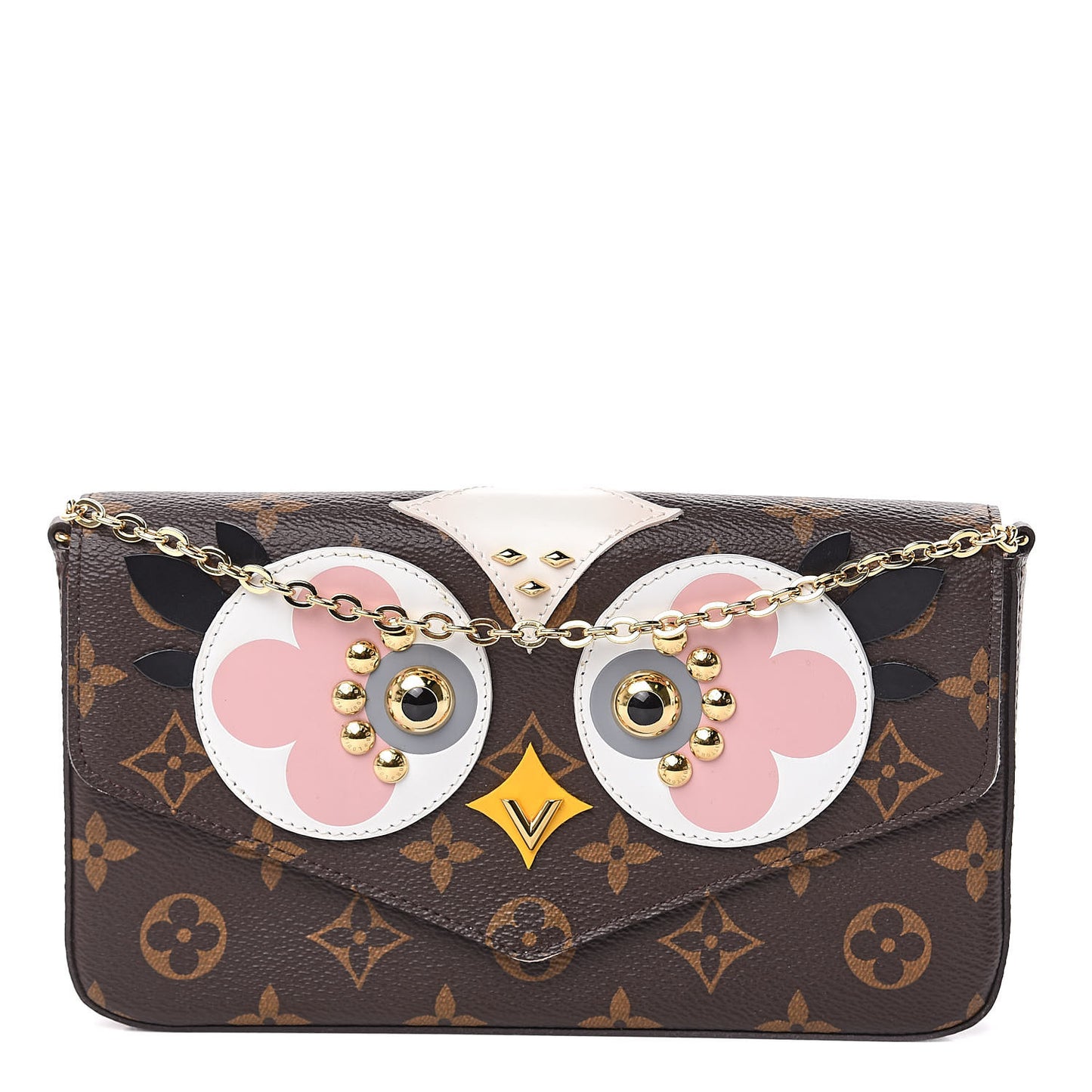 Monogram Lovely Birds Pochette Felicie Chain Wallet