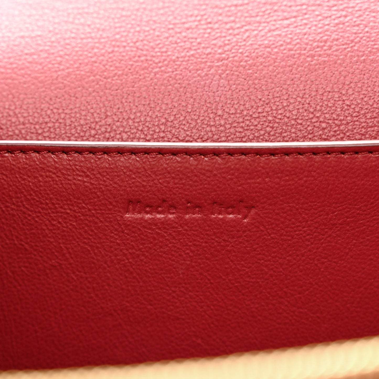 Shiny Smooth Calfskin Medium Frame Shoulder Bag Ruby Nude