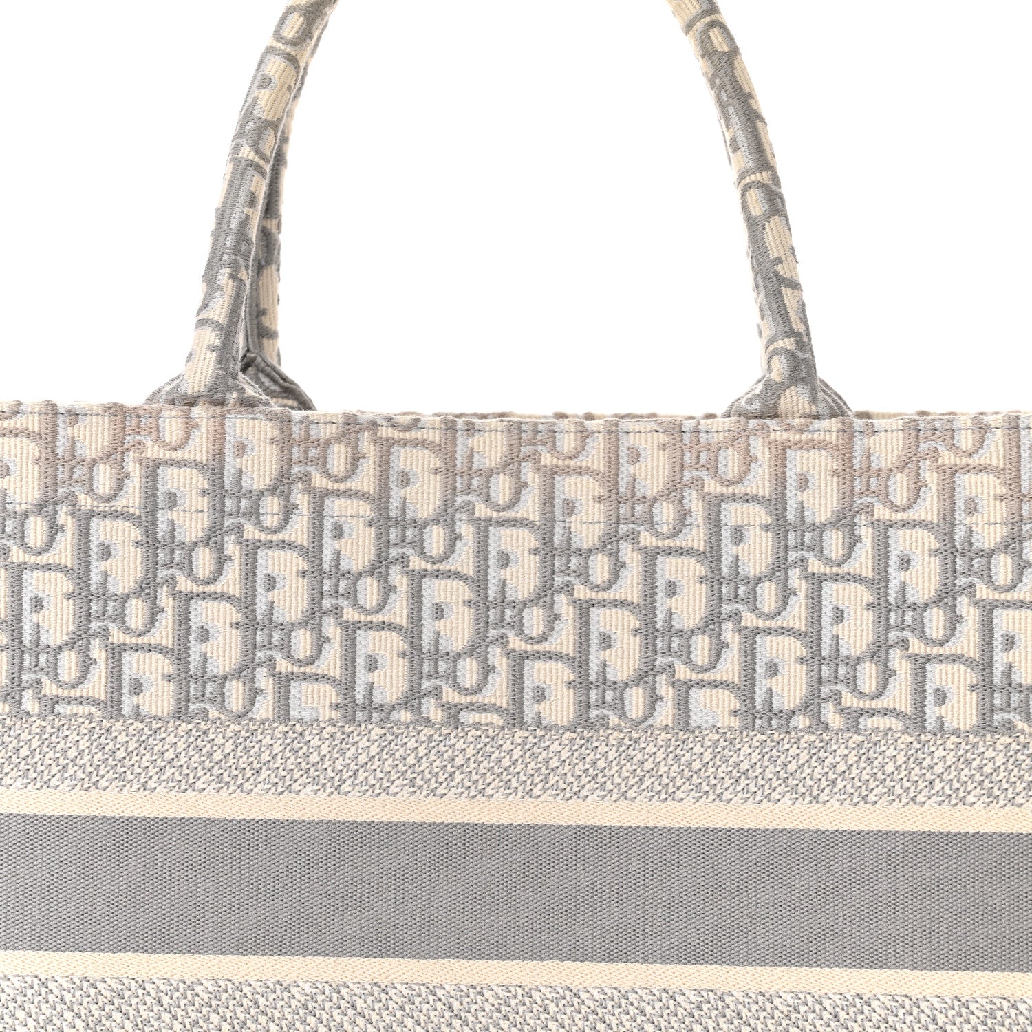 Christian Dior Oblique Medium Book Tote Grey 11 of 11
