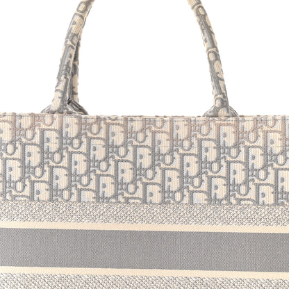 Christian Dior Oblique Medium Book Tote Grey 11 of 11