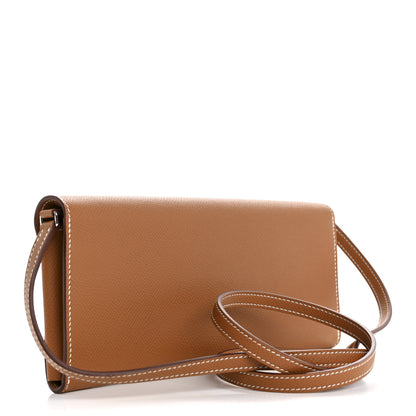 Hermes Epsom Maillon Wallet To Go Gold 3 of 13
