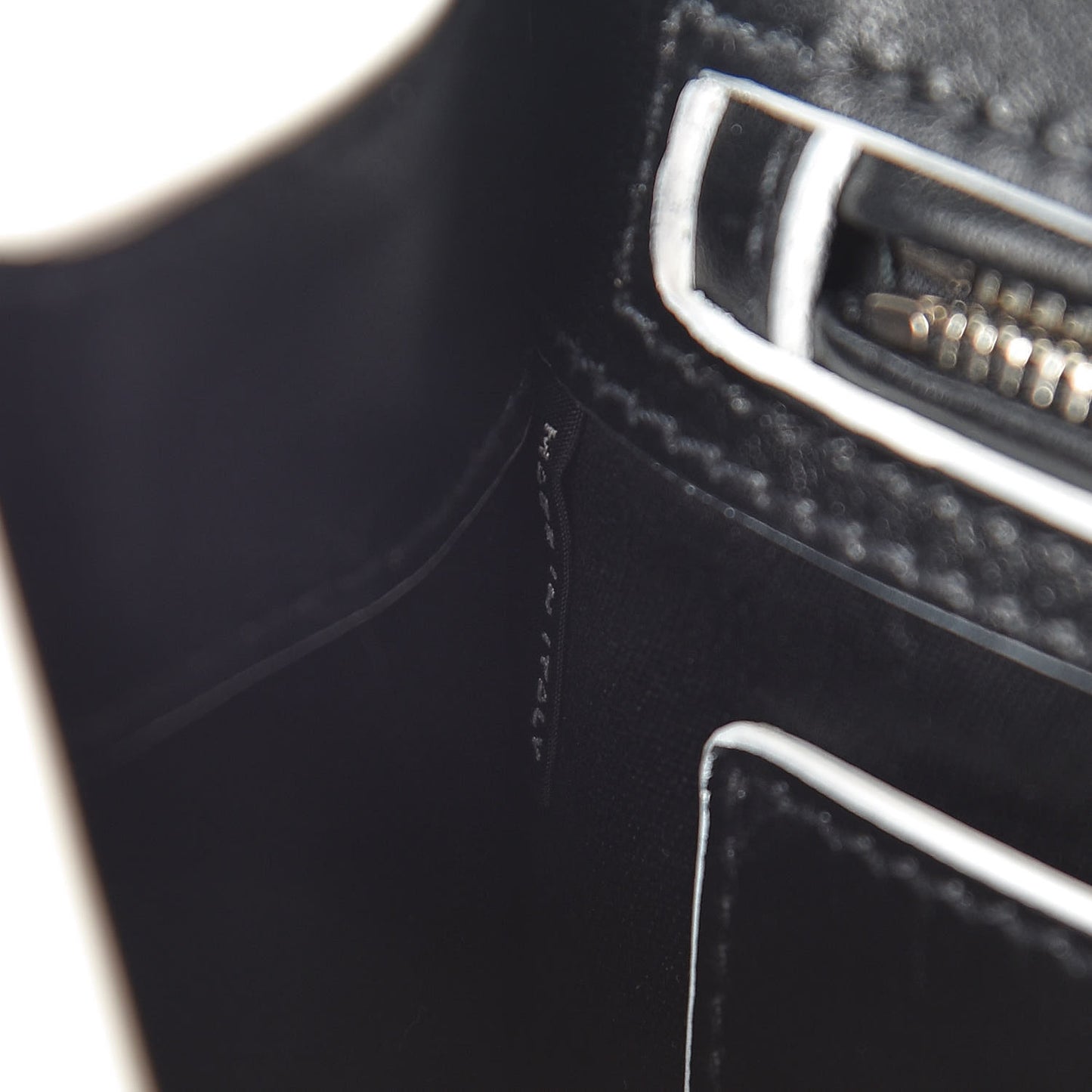 Embossed Lizard Calfskin Crystal Embellished Saint Lucertola Shoulder Bag Black