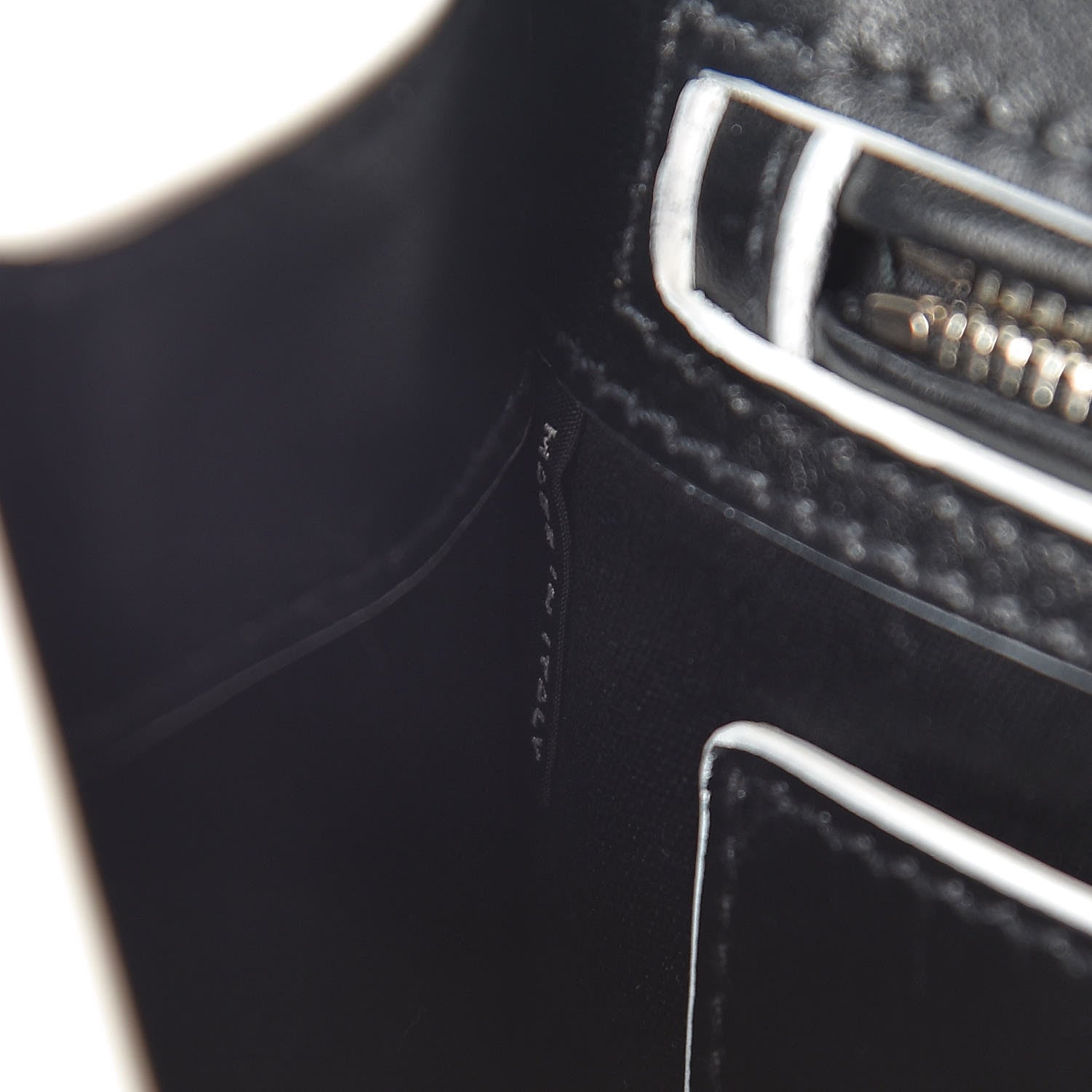 Miu Miu Embossed Lizard Calfskin Crystal Embellished Saint Lucertola Shoulder Bag Black 6 of 12