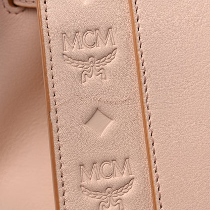 MCM Calfskin Ottomar Monogram Medium Essential Tote Bisque 11 of 12