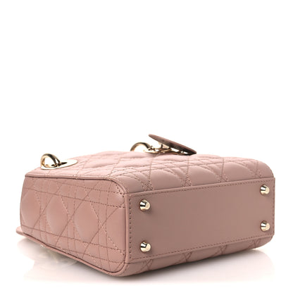 Christian Dior Lambskin Cannage Mini Lady Dior Blush 4 of 11