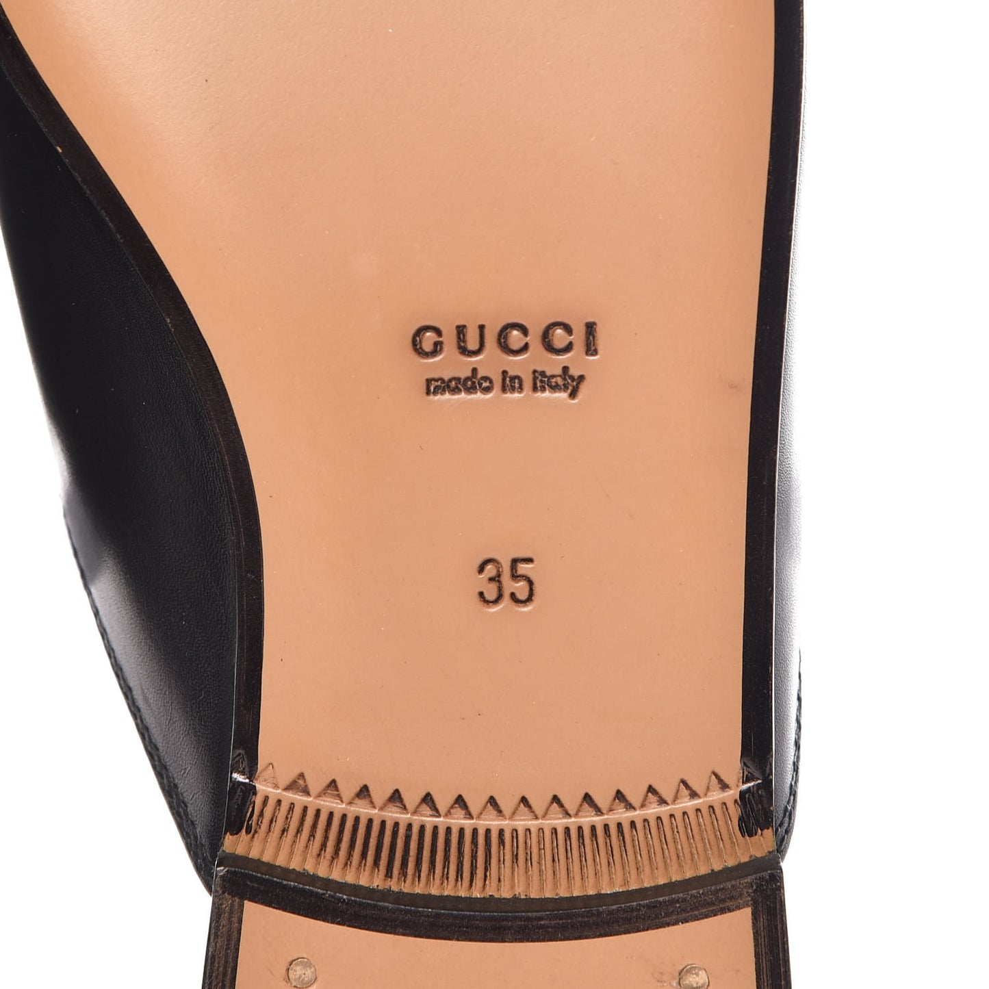 Calfskin Womens Princetown Slippers 35 Black
