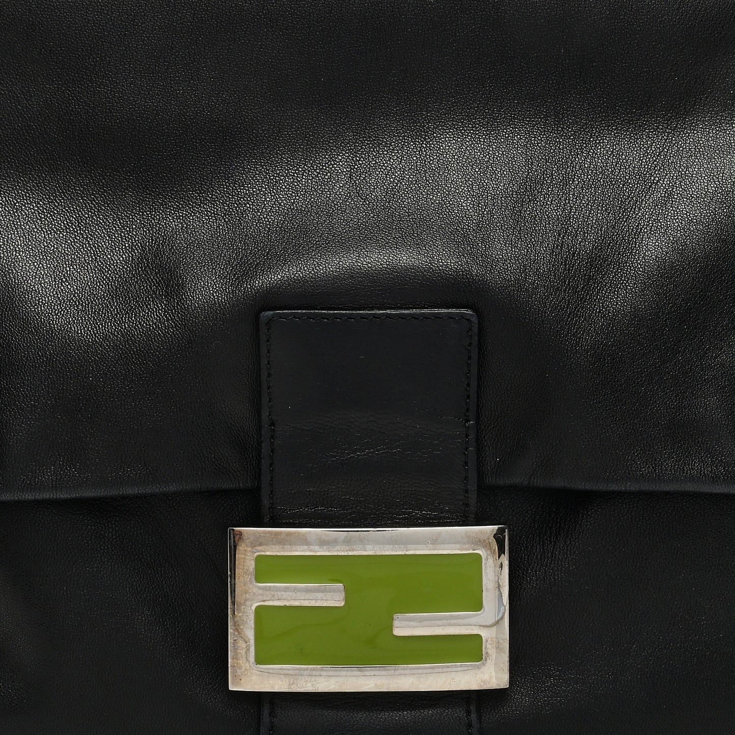 Calfskin Big Forever Mama Baguette Black
