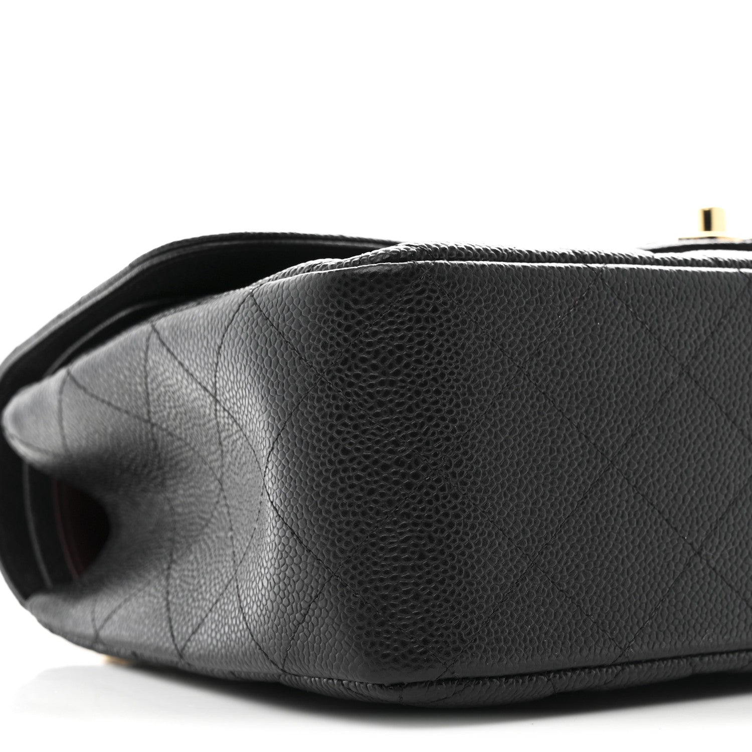 Chanel Caviar Quilted Jumbo Double Flap Black 9 of 10