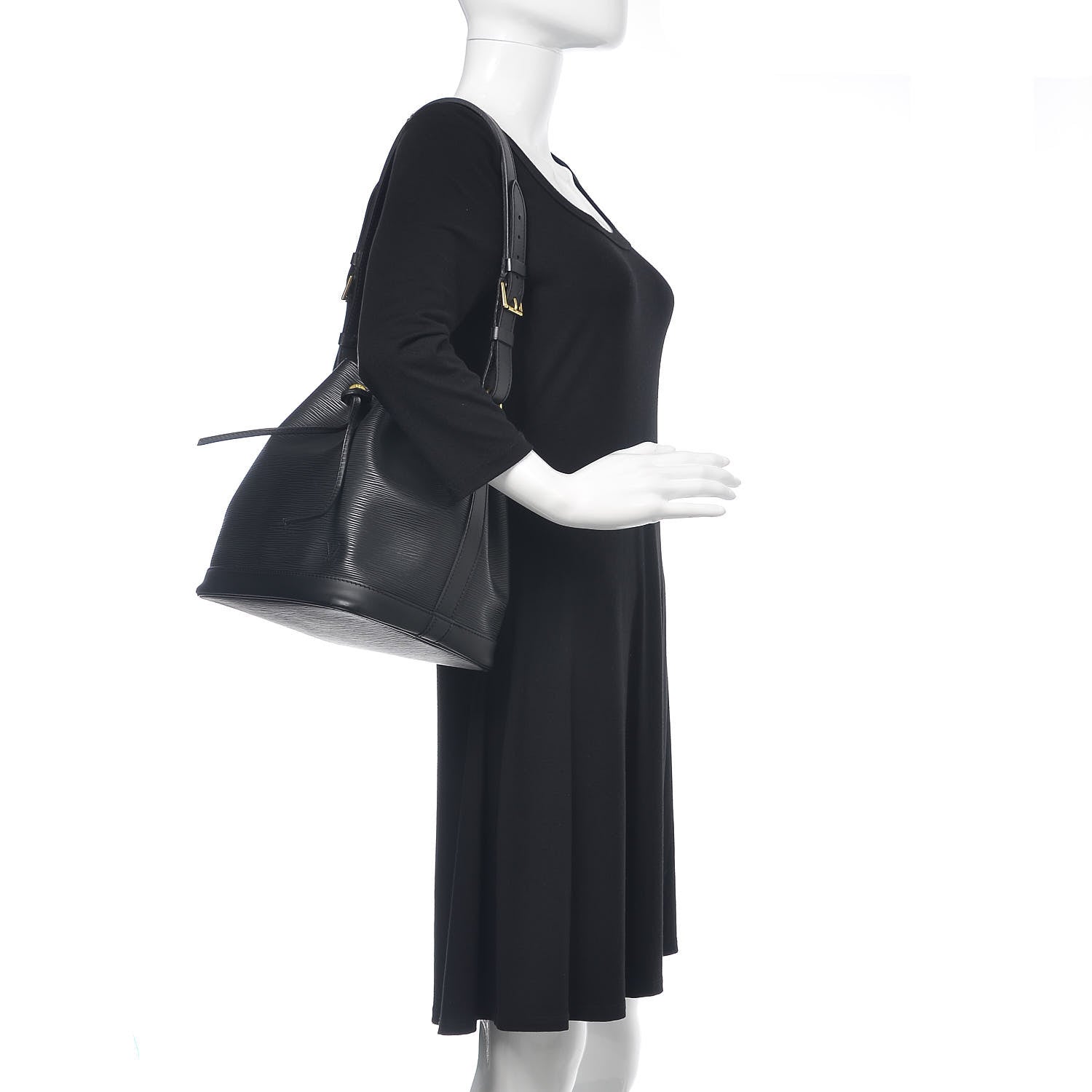 Louis Vuitton Epi Petit Noe NM Black 2 of 11