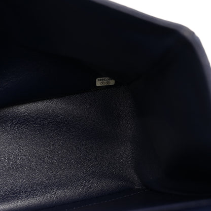 Chanel Caviar Quilted Jumbo Double Flap Navy Blue 6 of 11