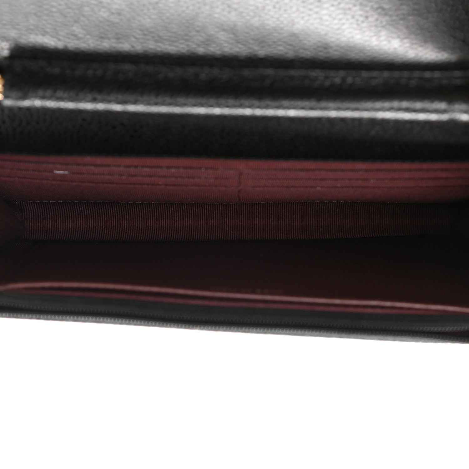 Chanel Caviar Quilted Wallet On Chain WOC Black 5 of 10