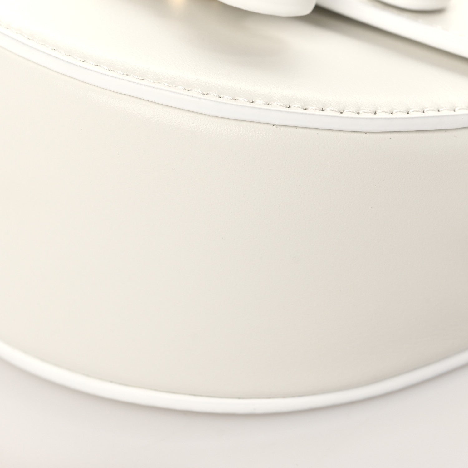 Celine Smooth Calfskin Triomphe Mini Besace Crossbody White 7 of 7