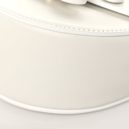 Celine Smooth Calfskin Triomphe Mini Besace Crossbody White 7 of 7