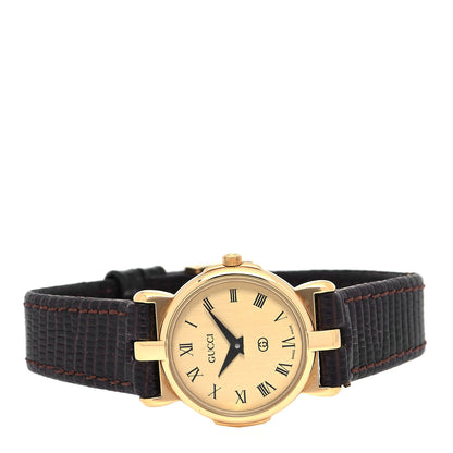 Gucci Stainless Steel Lizard 23mm 3400L Quartz Watch Gold 2 of 5