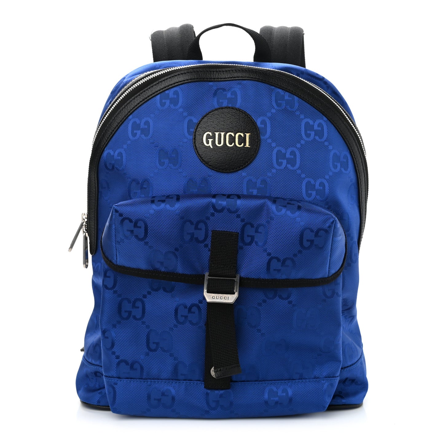 Econyl Nylon Monogram Off The Grid Backpack Guilted Blue Black