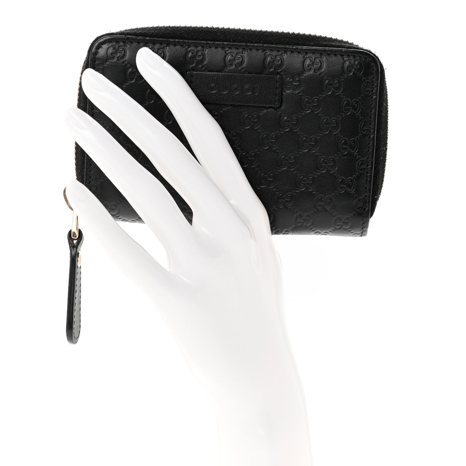 Gucci Microguccissima Zip Around Card Case Black 2 of 8