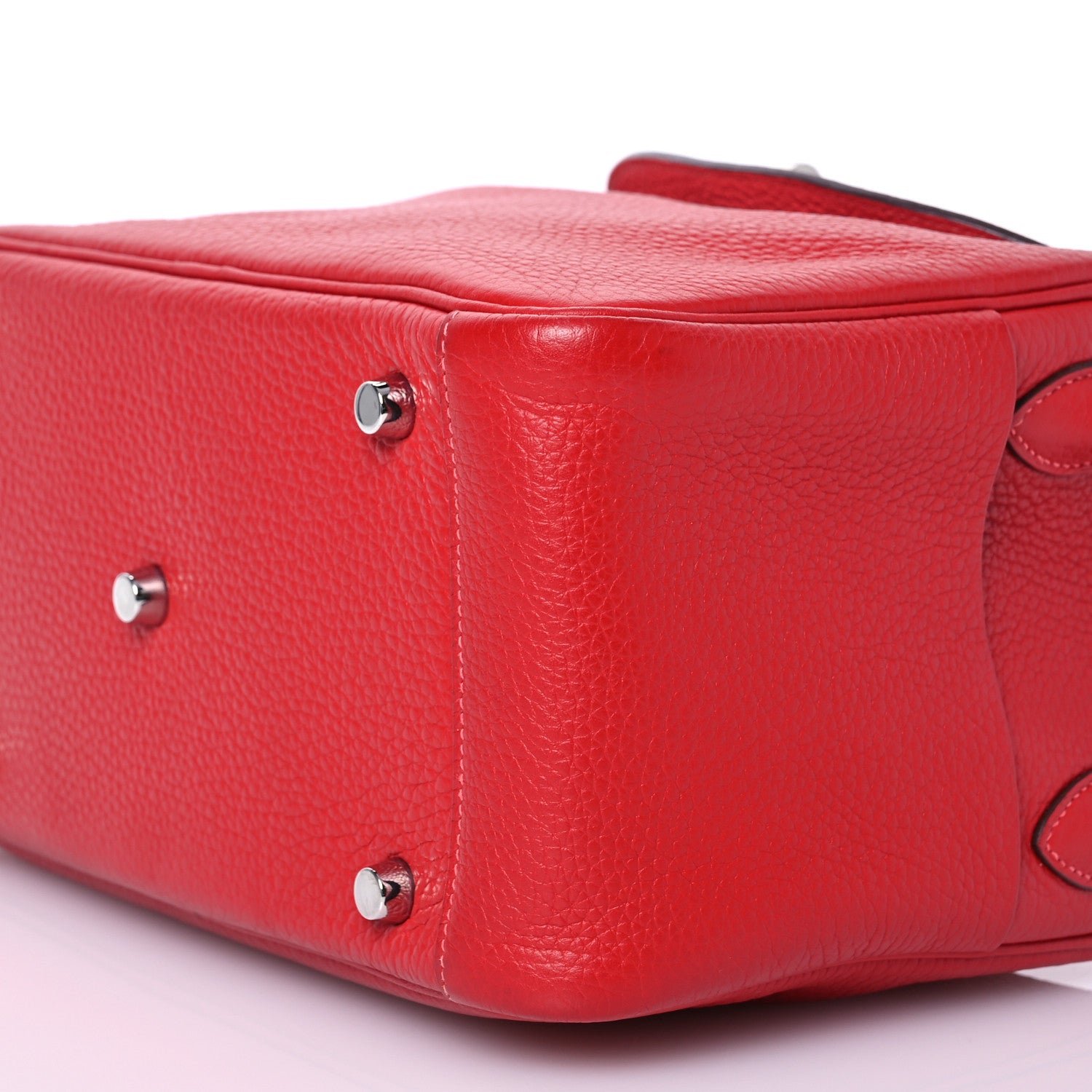 Hermes Taurillon Clemence Verso Lindy 26 Rouge Casaque Bougainvillea 10 of 19