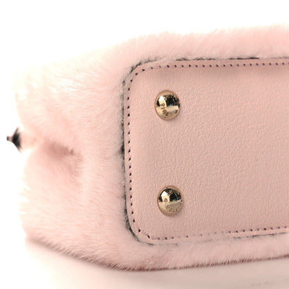 Louis Vuitton Mink Calfskin Goatskin Capucines Mini Rosewater Pink 8 of 9