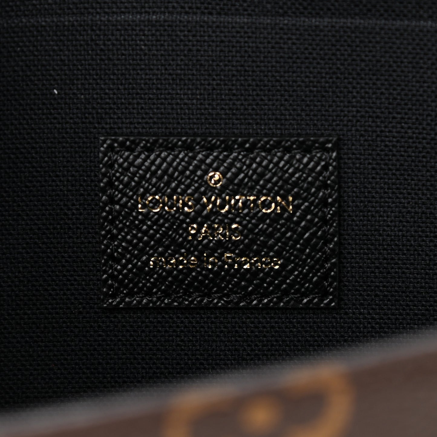 Monogram My LV World Tour Pochette Felicie Chain Wallet Black