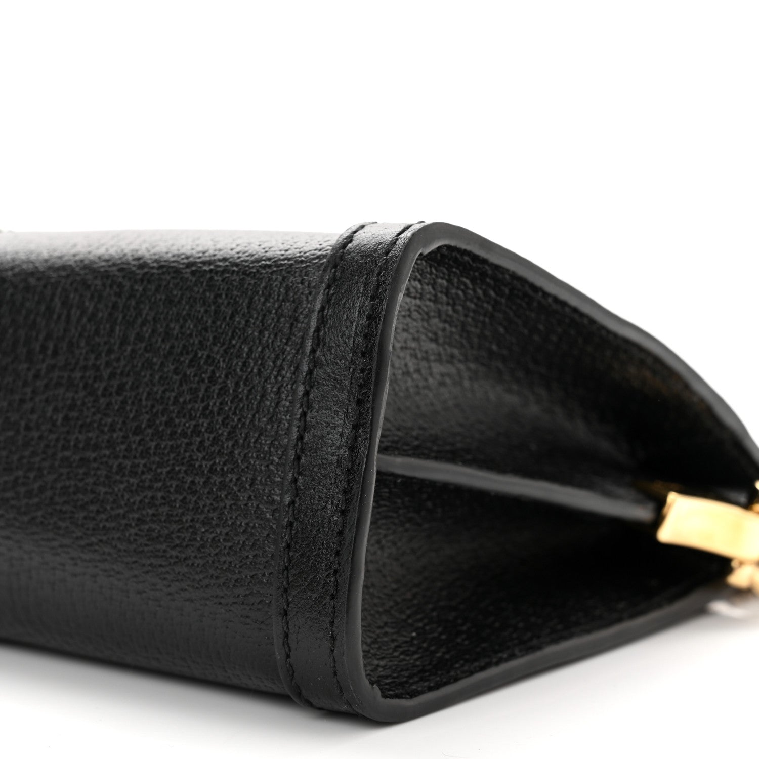 Gucci Calfskin GG Web Small Ophidia Chain Shoulder Bag Black 10 of 11