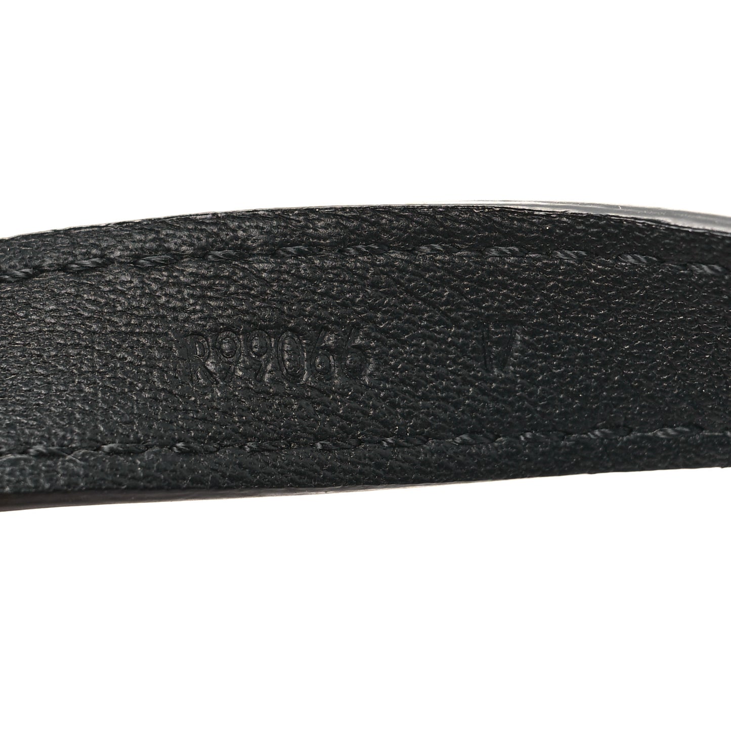 Calfskin Box It Bracelet 17 Black