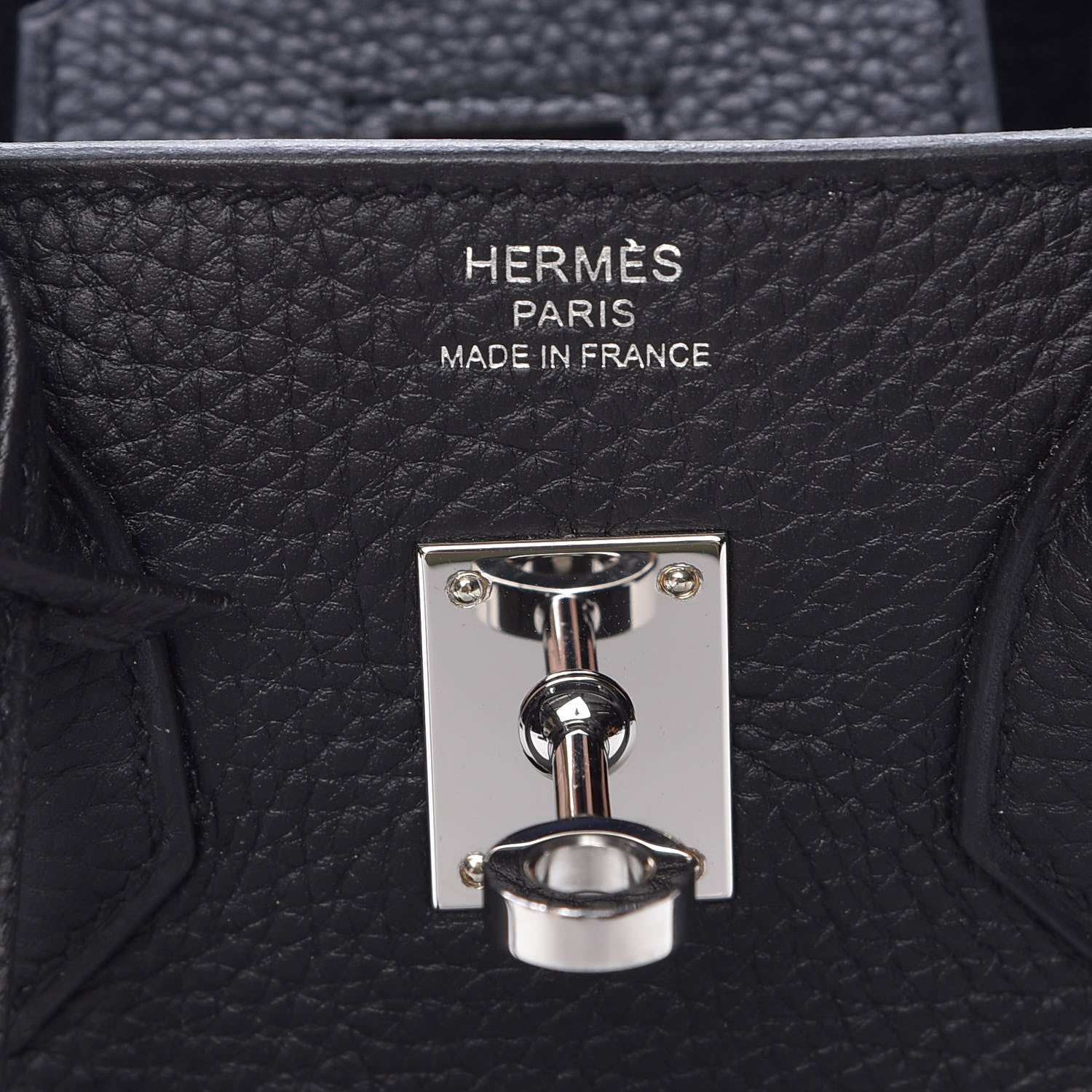 Hermes Togo Birkin 25 Black 8 of 10