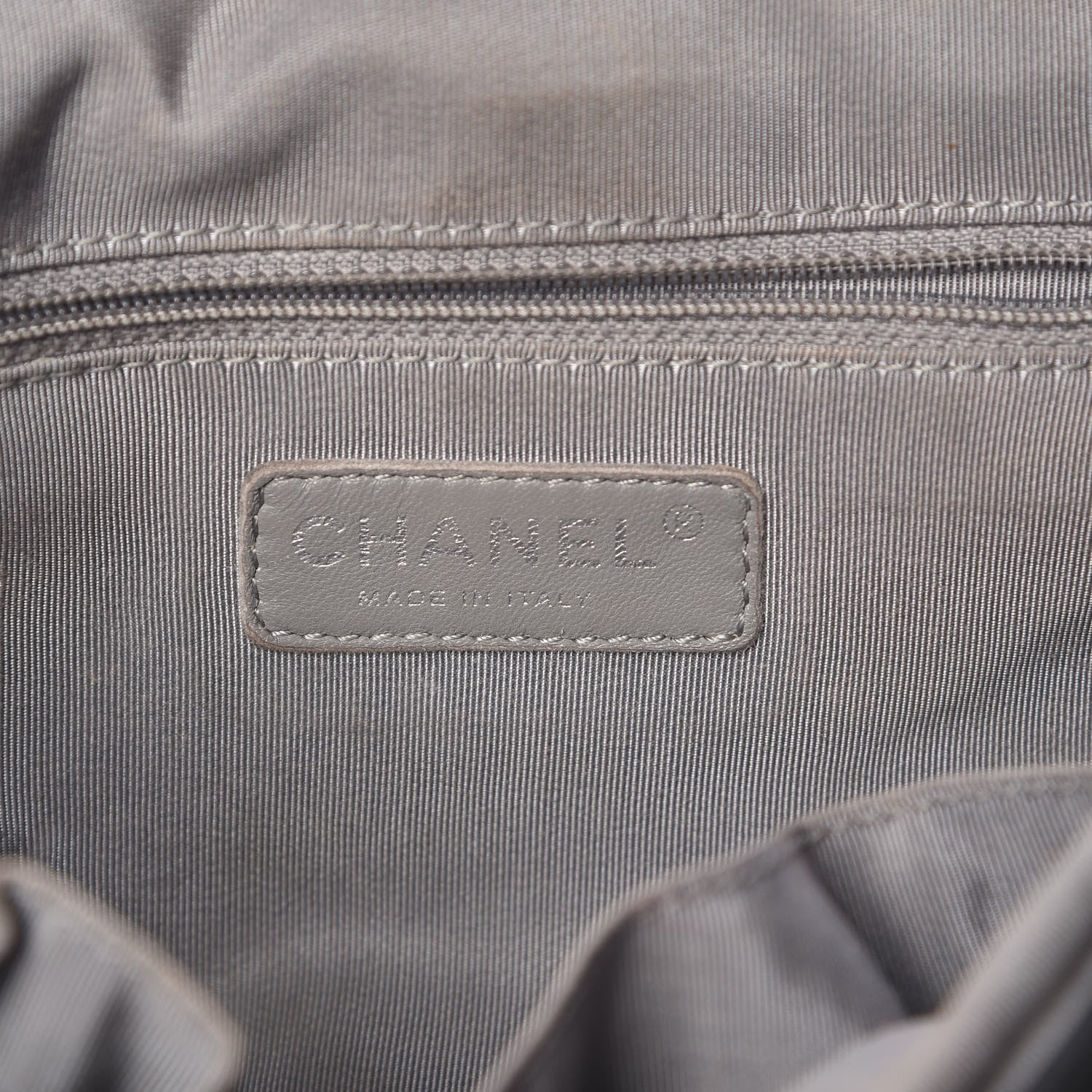 Chanel Washed Lambskin Quilted Large Chain Around Messenger Black 6 of 9