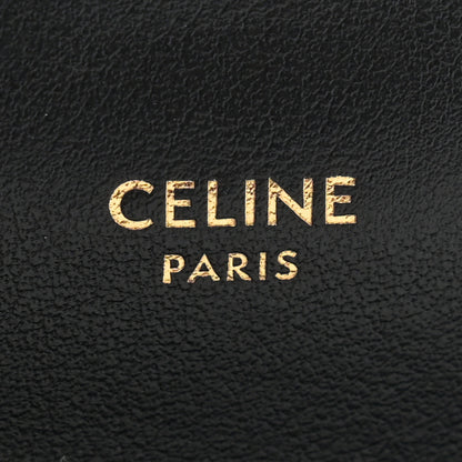 Celine Shiny Smooth Calfskin C Wallet On Chain Bag Black 6 of 10