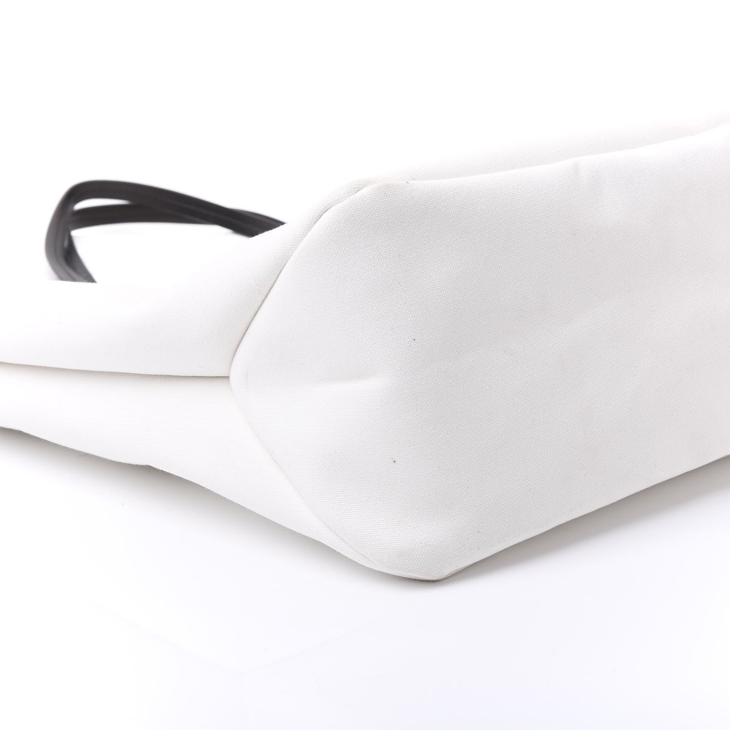 Prada Canvas Racing Logo Tote White 5 of 9