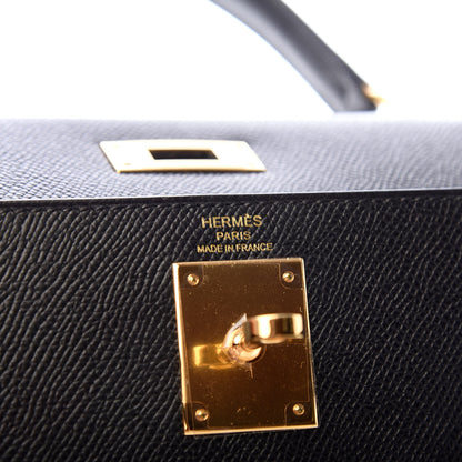 Hermes Epsom Kelly Sellier 28 Black 6 of 12