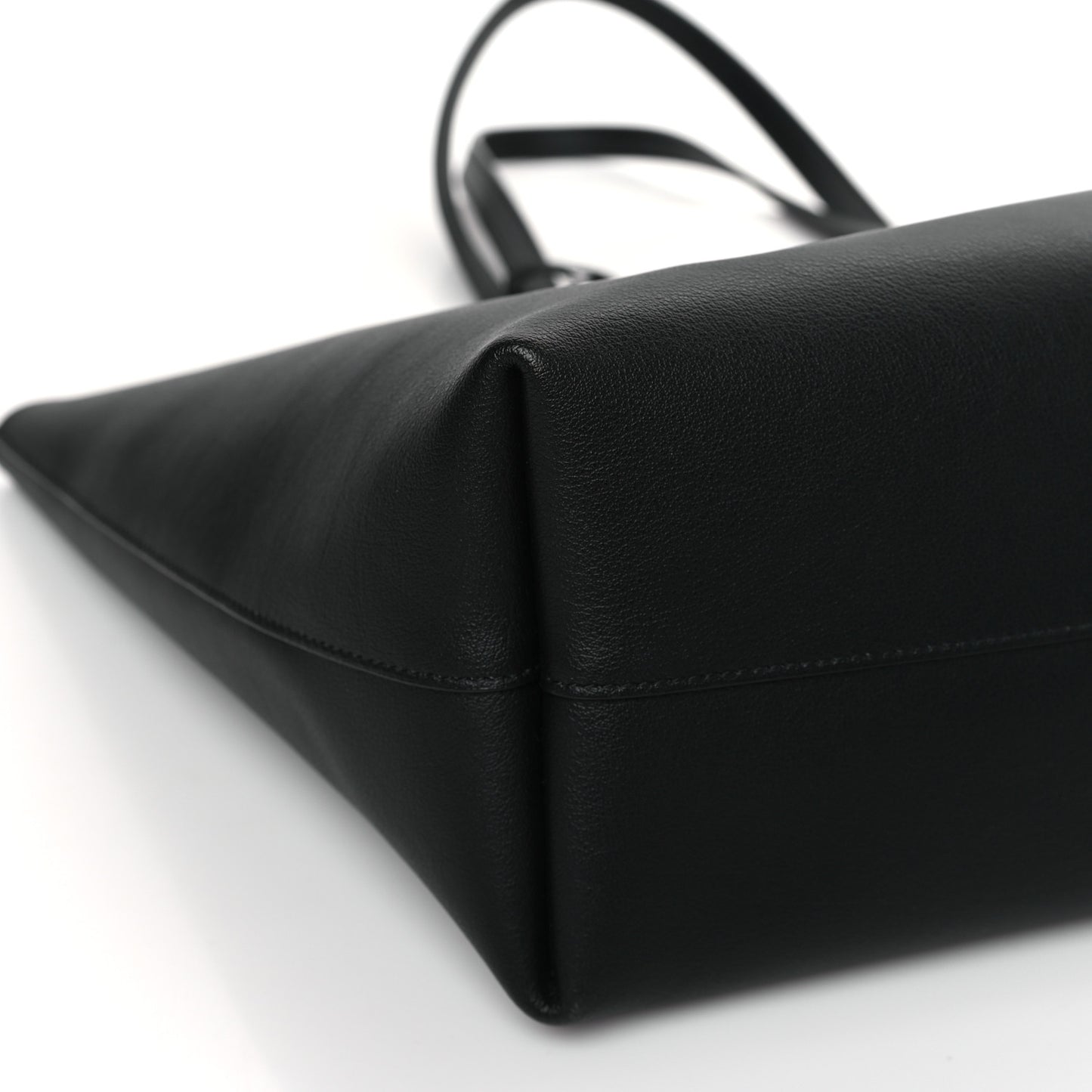 Calfskin Large Shopping Tote Black