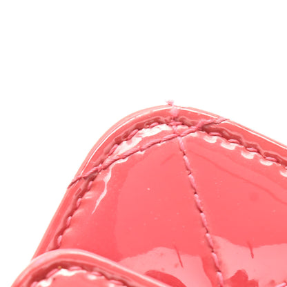 Chanel Patent Calfskin Quilted Wallet On Chain WOC Pink 14 of 15