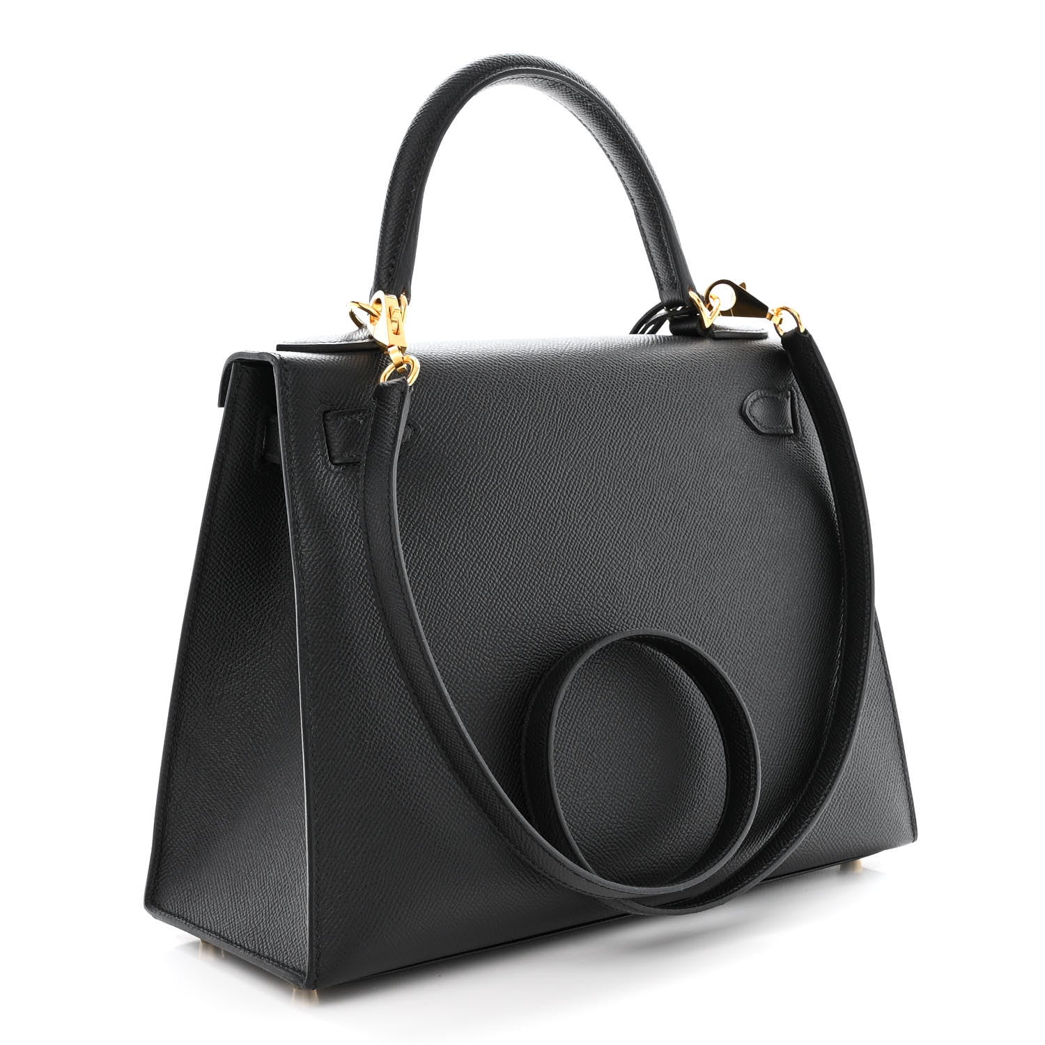 Hermes Epsom Kelly Sellier 28 Black 3 of 11