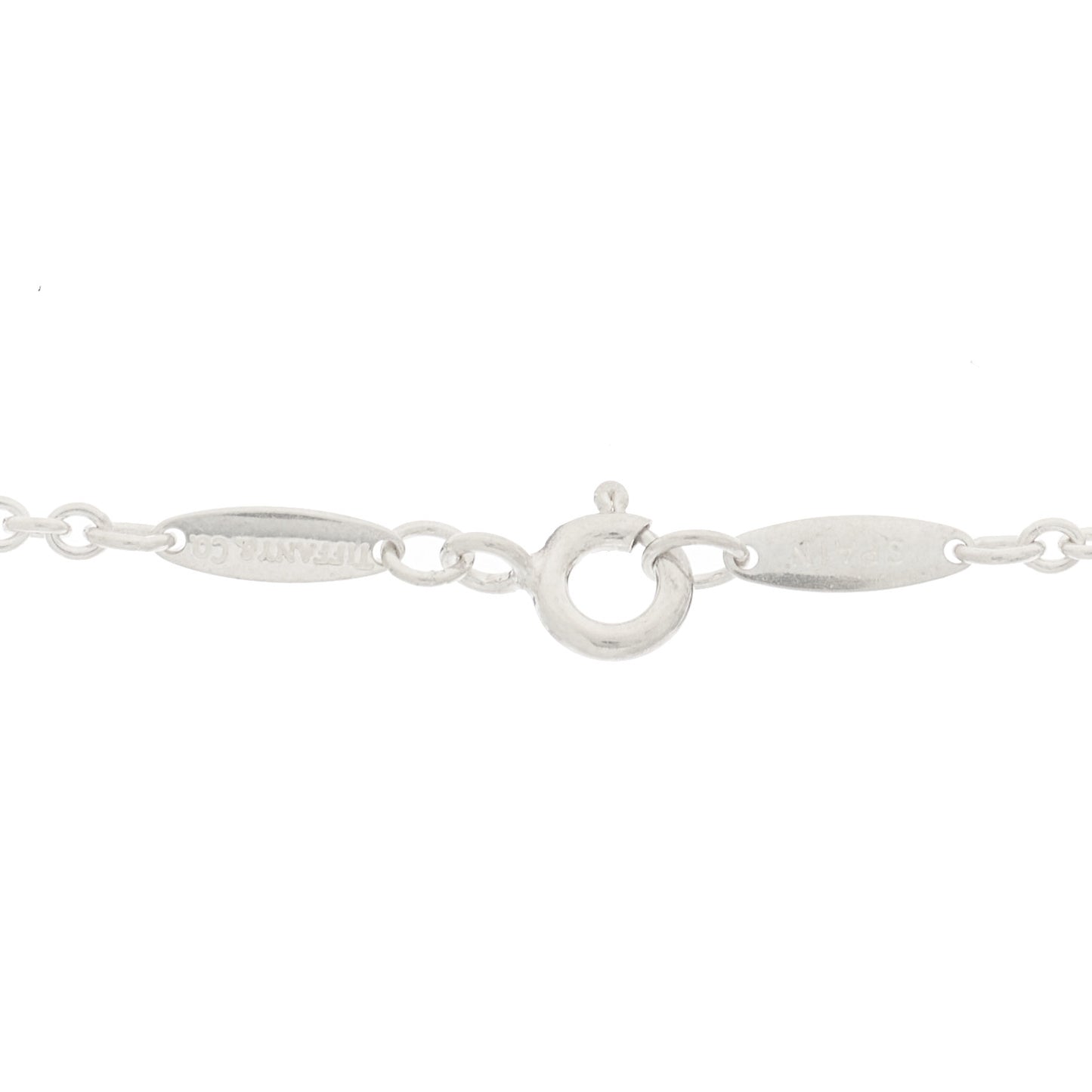 Sterling Silver Cultured Pearl 9.5-11.5mm Elsa Peretti Open Heart Lariat Necklace