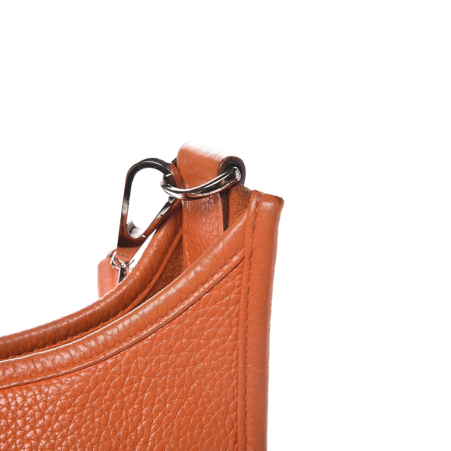 Hermes Taurillon Clemence Evelyne PM Orange 11 of 17