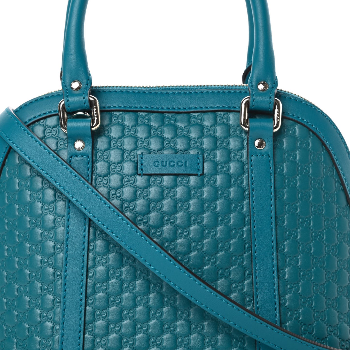 Microguccissima Mini Dome Bag Deep Cobalt