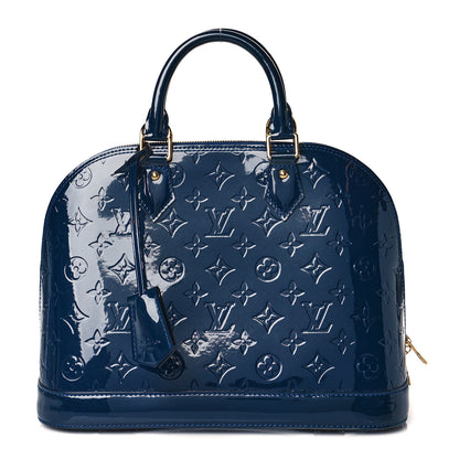 Louis Vuitton Vernis Alma PM Blue Infini 1 of 9