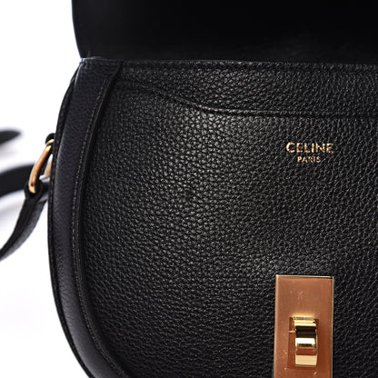Celine Grained Calfskin Besace Small 16 Black 10 of 13