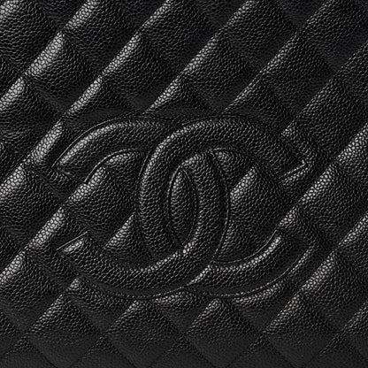 Chanel Caviar Quilted Grand Timeless Tote GTT Black 9 of 12