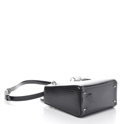Christian Dior Patent Micro-Cannage Medium Lady Dior Black 4 of 9