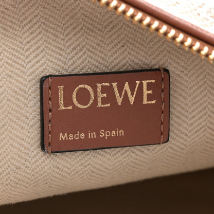 Loewe Jacquard Anagram Calfskin Small Cubi Bag  Ecru Tan 6 of 10