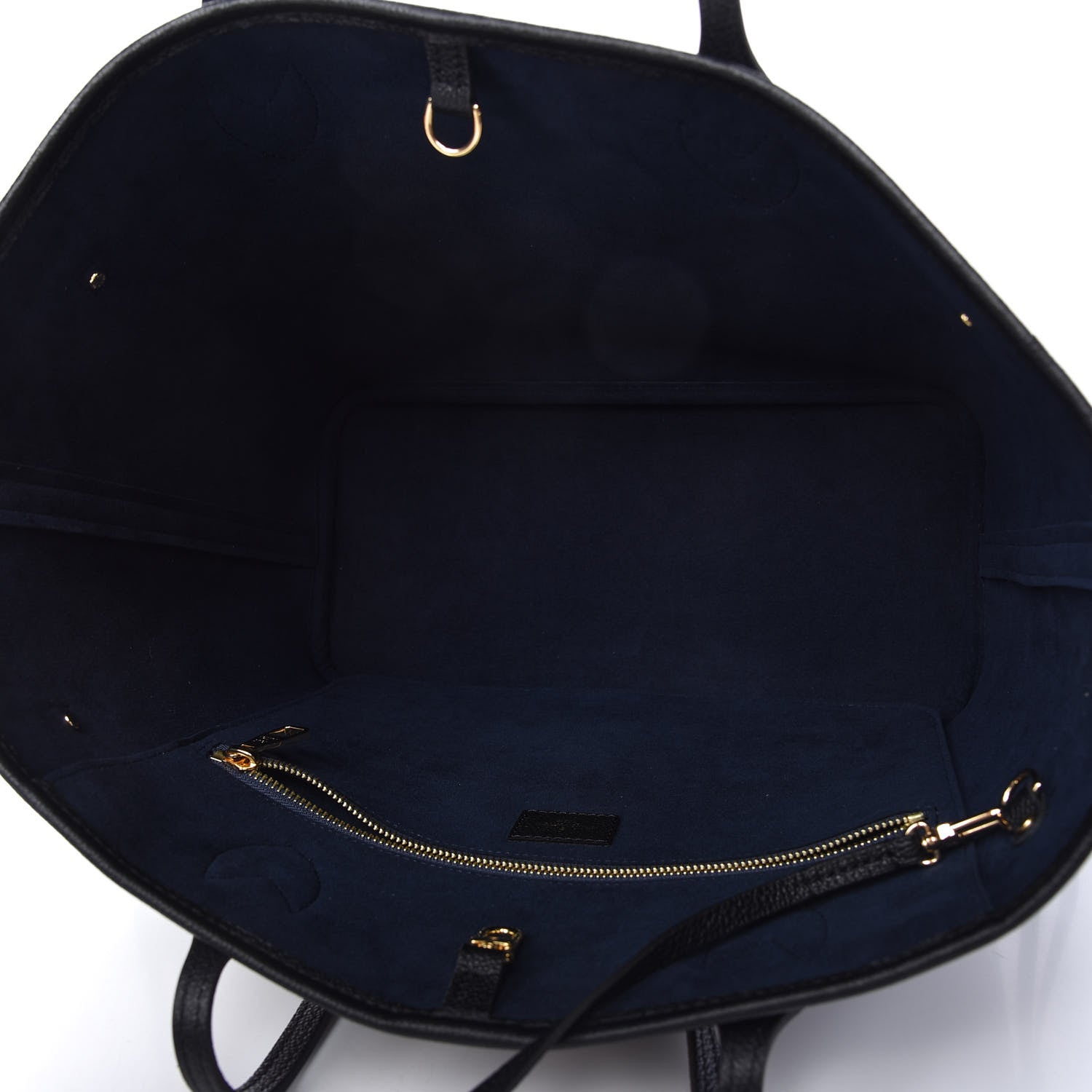 Louis Vuitton Empreinte Monogram Giant Neverfull MM Black 5 of 9