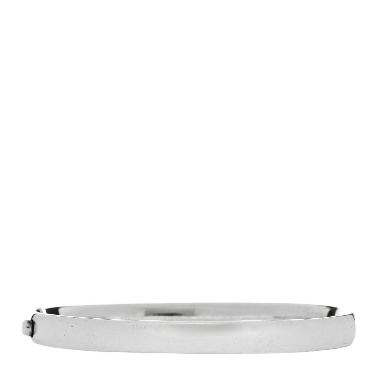 Sterling Silver 18K Yellow Gold Diamond Streamline Bangle Bracelet