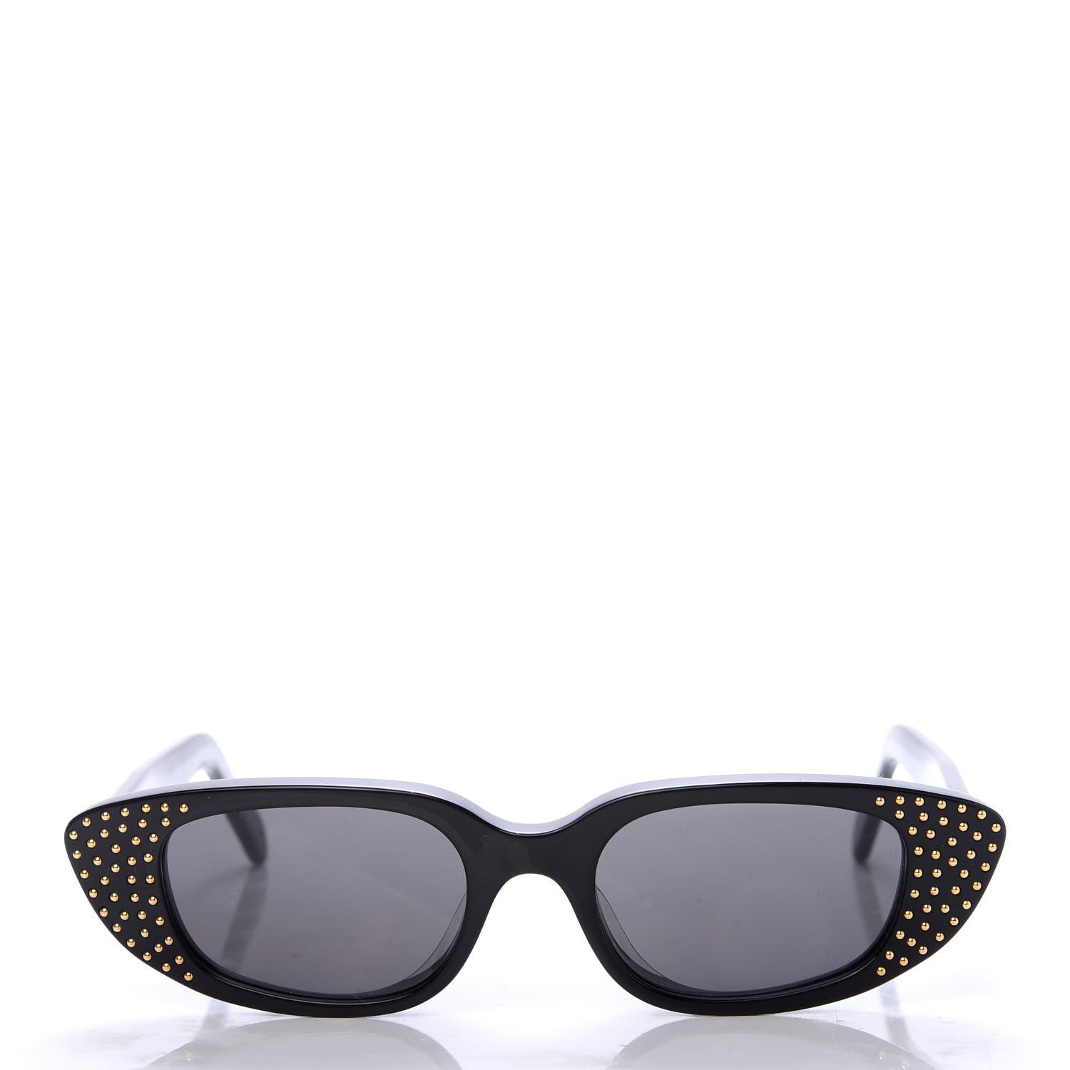 Celine Acetate Cat Eye Studded Sunglasses CL4144US Black 2 of 6
