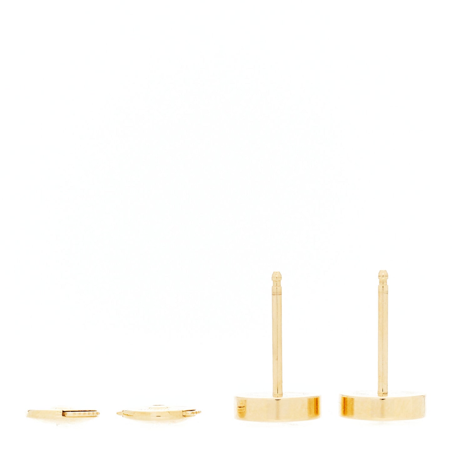 18K Yellow Gold LOVE Earrings