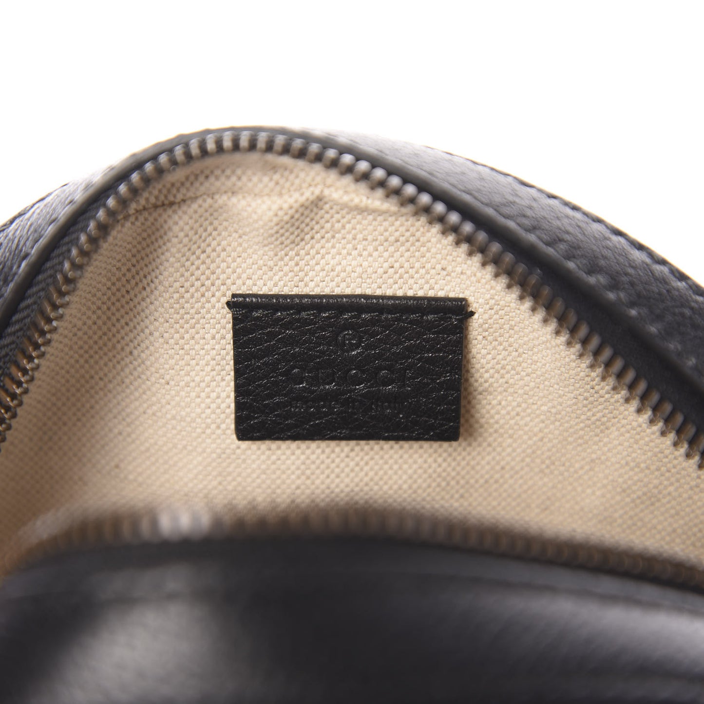Velvet Calfskin GG Monogram Round Shoulder Bag Blue Beige