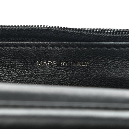 Chanel Lambskin Quilted Wallet On Chain WOC Beige Black 7 of 9