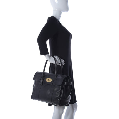 Mulberry Natural Leather Bayswater Black 2 of 20